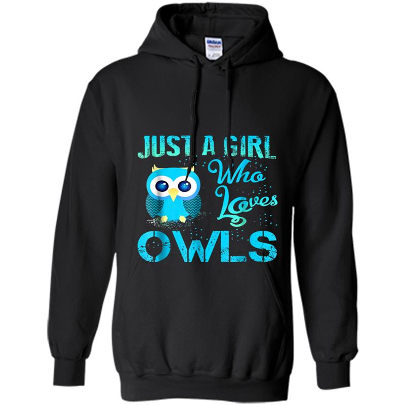 Just A Girl Who Loves Owls Hoodie-mt