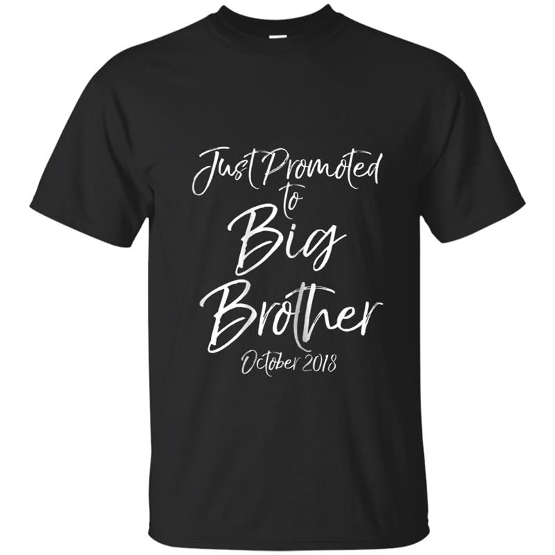 Just Promoted to Big Brother October 2018 Announcemen T-shirt-mt