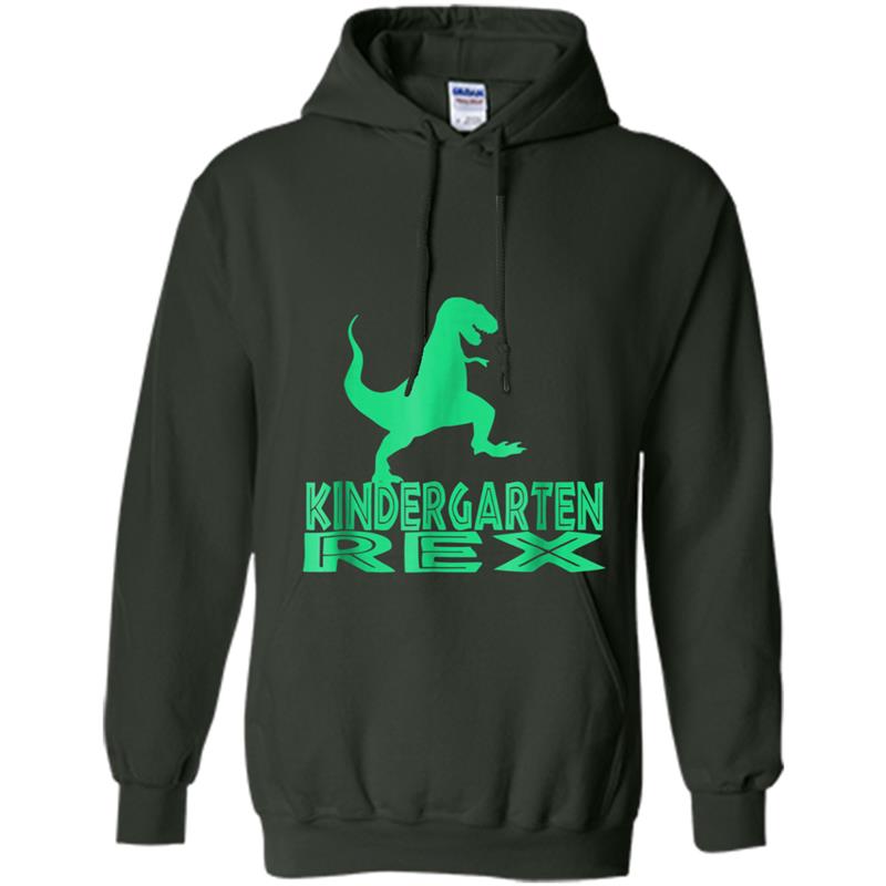 Kindergarten Rex Funny  for Kids Back to School Hoodie-mt