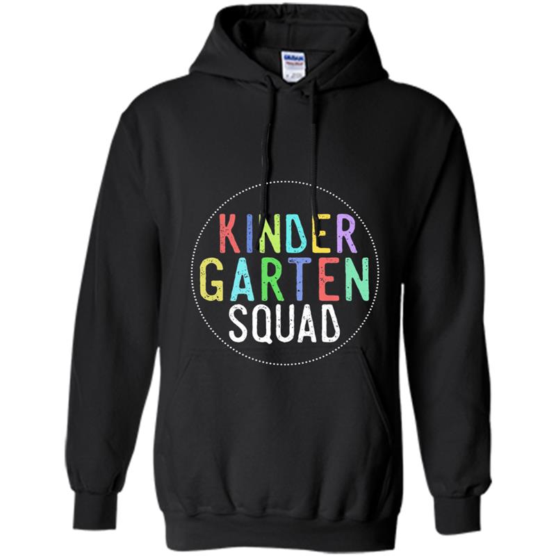 Kindergarten Squad  Kids Back To School  Teacher Hoodie-mt