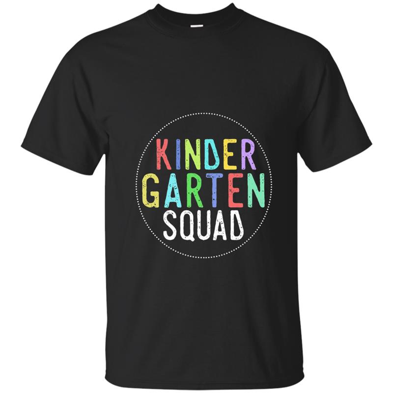 Kindergarten Squad  Kids Back To School  Teacher T-shirt-mt