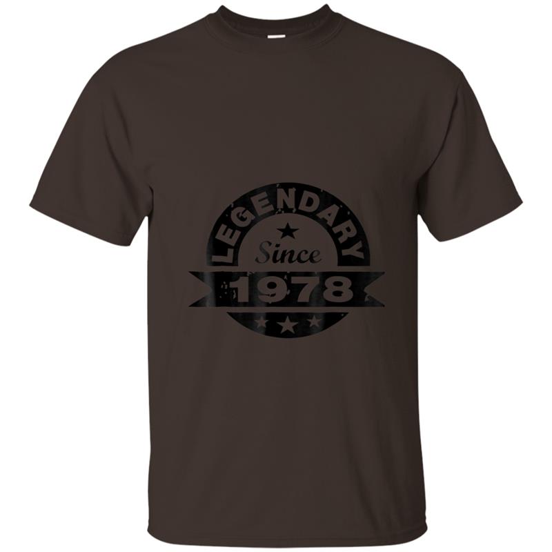 Legendary Since 1978 vintage birthday celebration gif T-shirt-mt