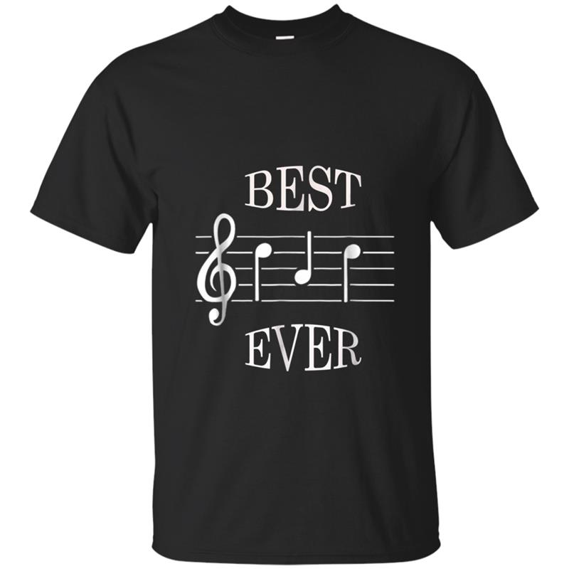 Mens Best Dad Ever Music  Notes Funny Fathers Day Gift T-shirt-mt
