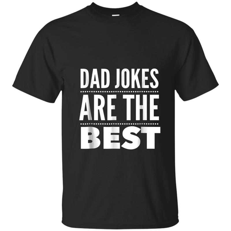 Mens Dad Jokes Best Funny Fathers Day Gift T-shirt-mt