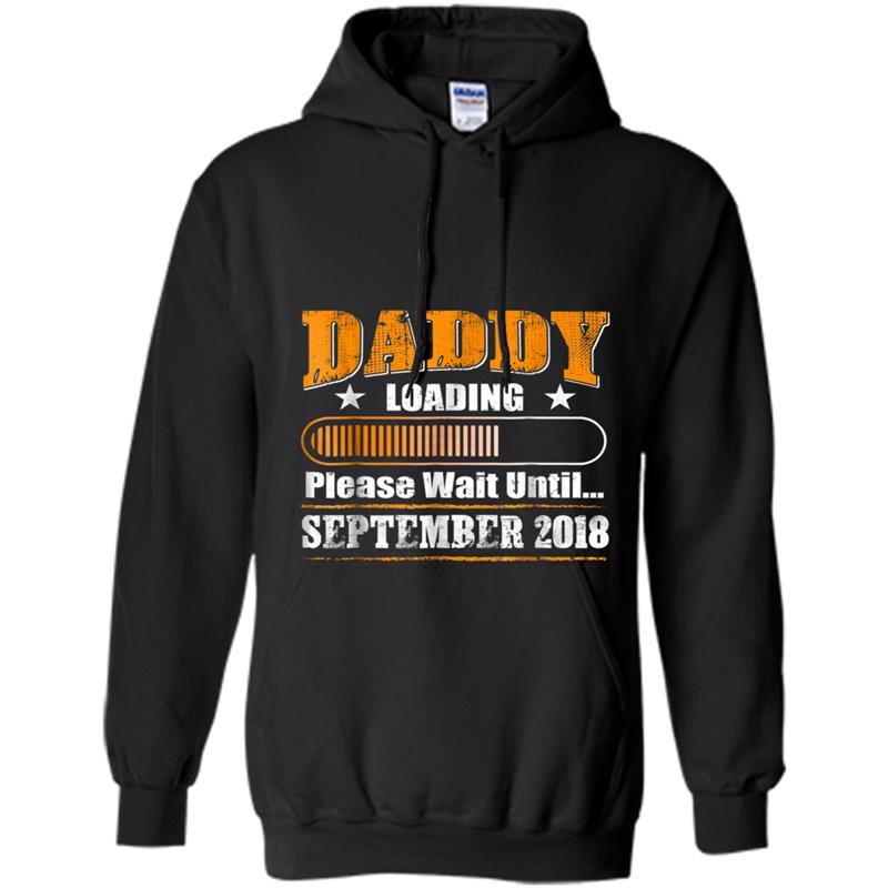 Mens Dad To Be September 2018  New Daddy Gif Hoodie-mt