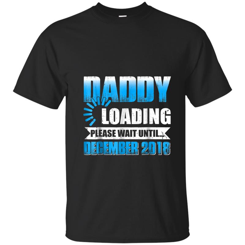 Mens Daddy To Be December 2018  New Daddy Gif T-shirt-mt