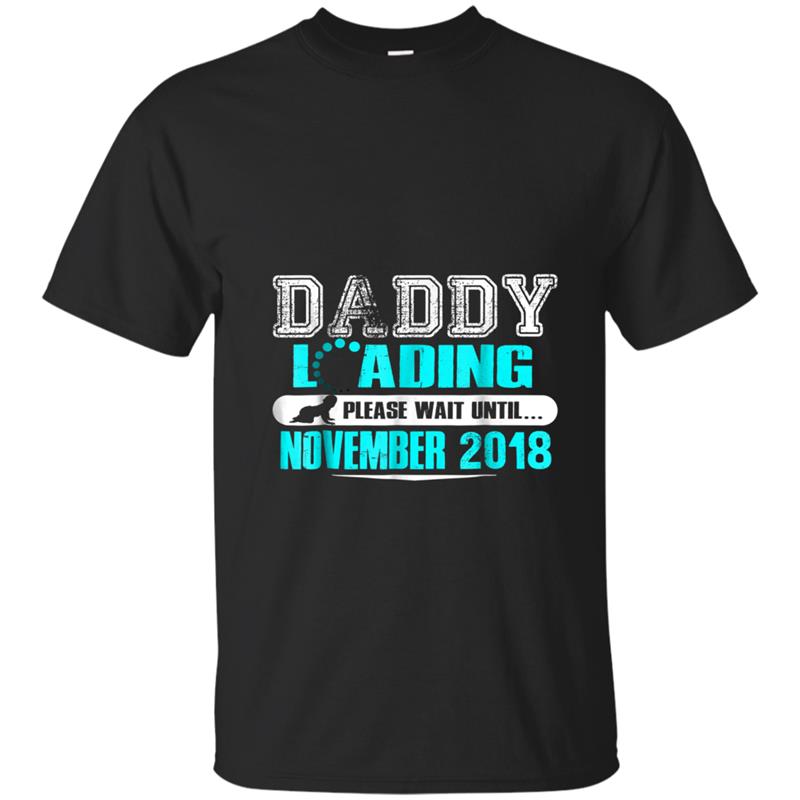 Mens Daddy To Be November 2018  New Daddy Gif T-shirt-mt