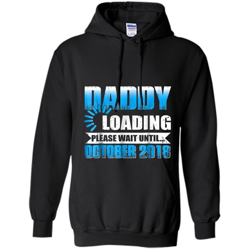 Mens Daddy To Be October 2018  New Daddy Gif Hoodie-mt