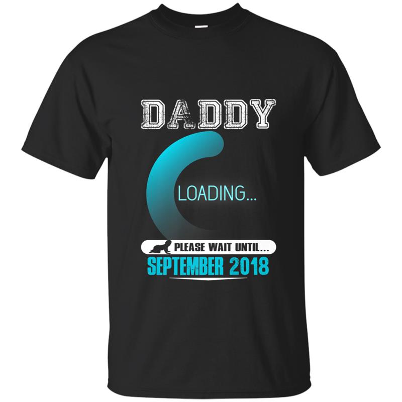 Mens Daddy To Be September 2018  New Daddy Premium T-shirt-mt