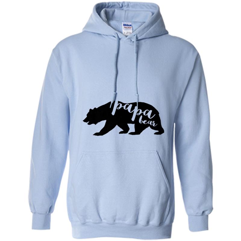 Mens Father's Day 'Papa Bear'  for Dad Hoodie-mt