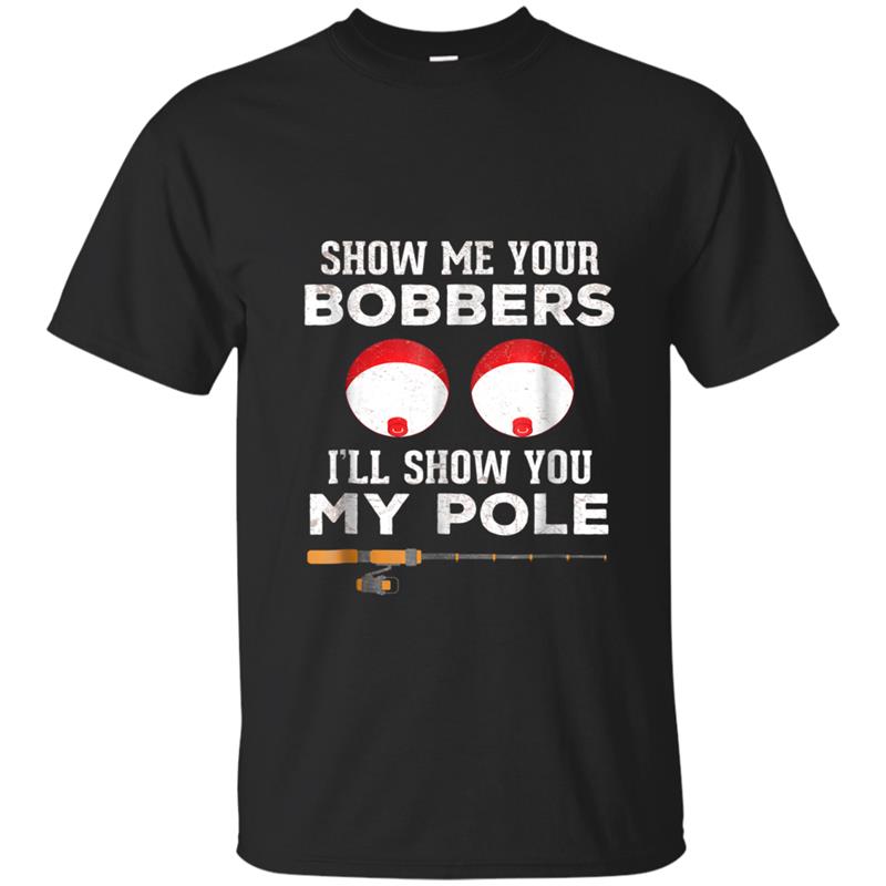 Mens Funny Fishing  Novelty Gift Men Grandpa Dad Bobbers T-shirt-mt