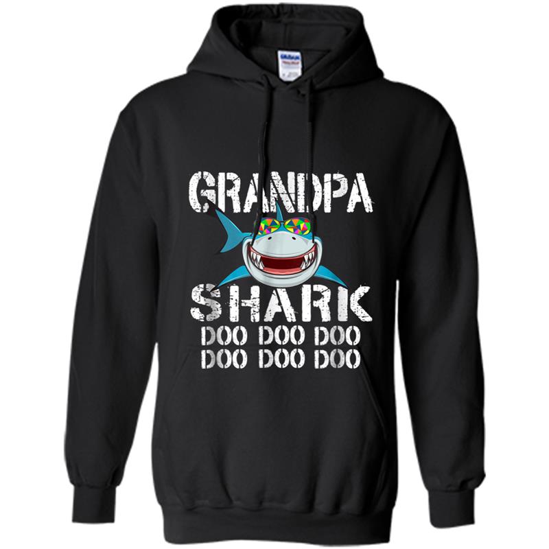 Mens Grandpa Shark  - Doo Doo Family Matching Tees Hoodie-mt