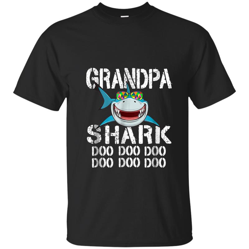 Mens Grandpa Shark  - Doo Doo Family Matching Tees T-shirt-mt
