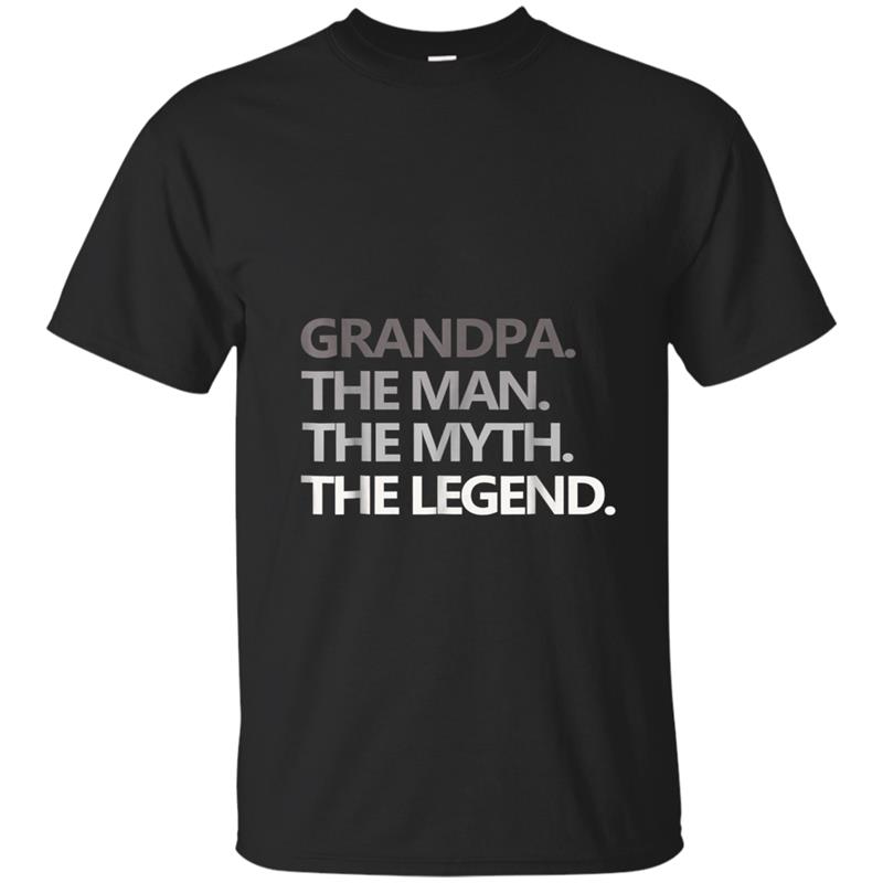 Mens GRANDPA THE MAN THE MYTH THE LEGEND Birthday Gifts T-shirt-mt