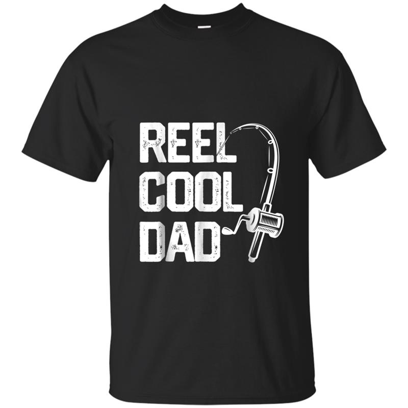 Mens Reel Cool Dad  Fishing Daddy Birthday Gifts For Men T-shirt-mt