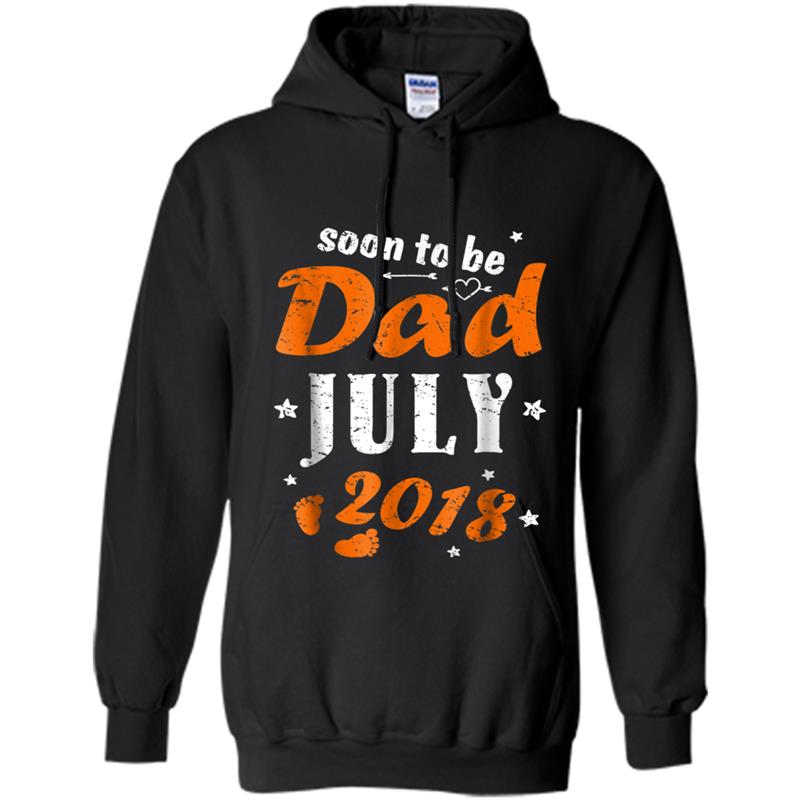 Mens Soon To Be Dad July 2018 Super Funny  Gift For Husband Hoodie-mt