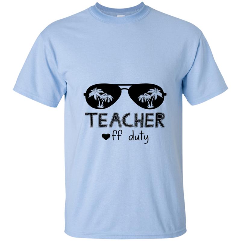 Mens Women Teacher Off Duty Funny T-shirt-mt