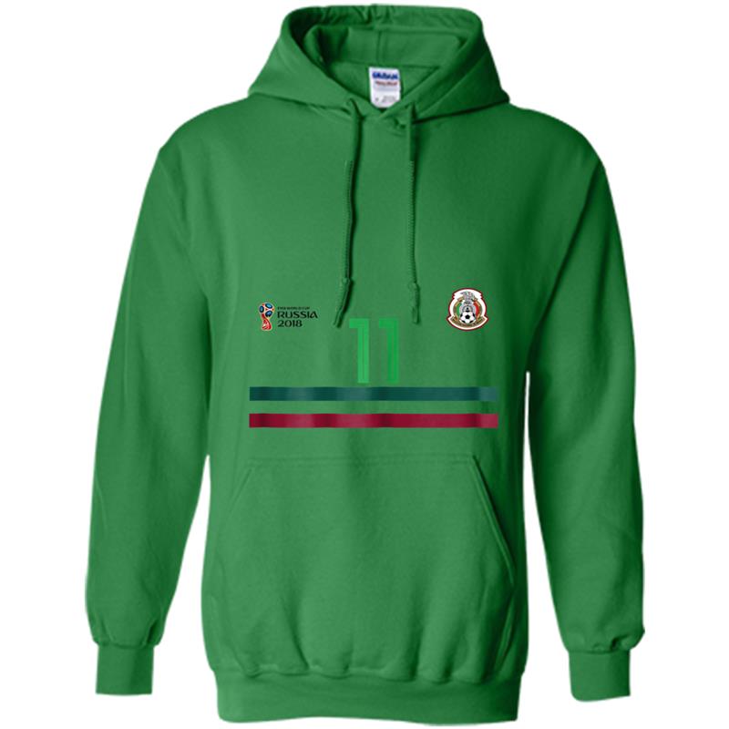 Mexico Classic Jersey Soccer Team No.11 Carlos Vela Hoodie-mt