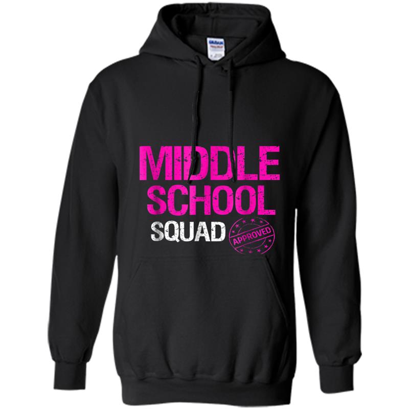 Middle School Teacher & Students  Gift Back To School Hoodie-mt