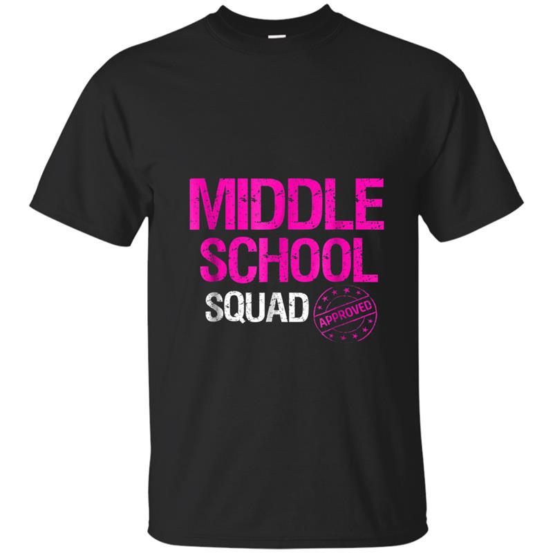 Middle School Teacher & Students  Gift Back To School T-shirt-mt