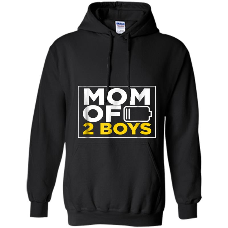 Mothers Day  Gift Mom of 2 Boys Tee for Women Mother Hoodie-mt