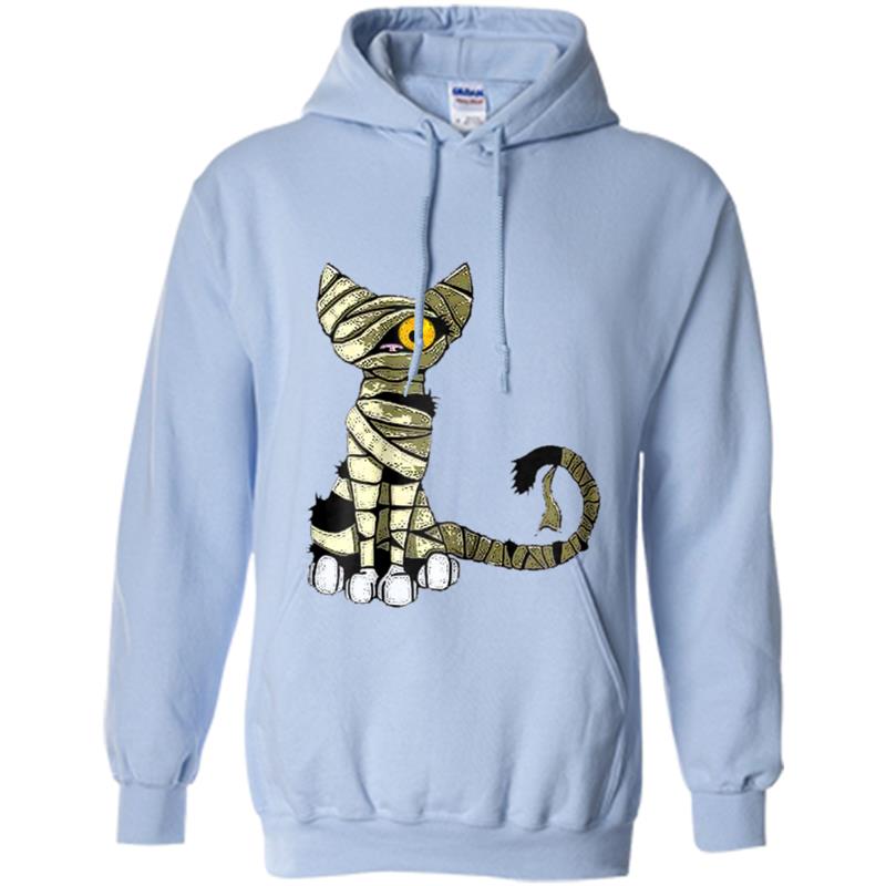 Mummy Kitty Halloween Hoodie-mt