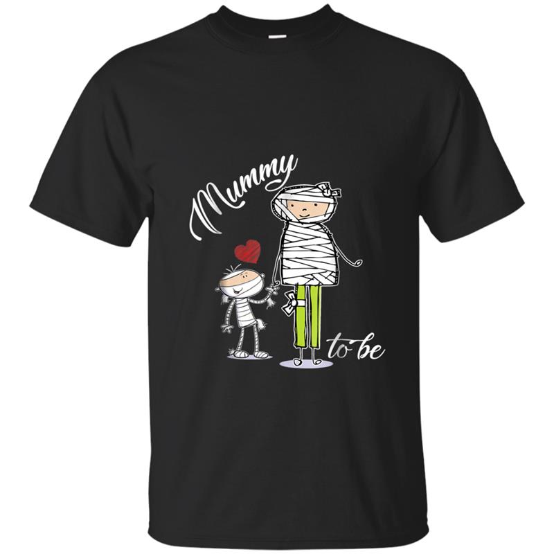 Mummy To Be  Cute Funny Halloween Mommy T-shirt-mt