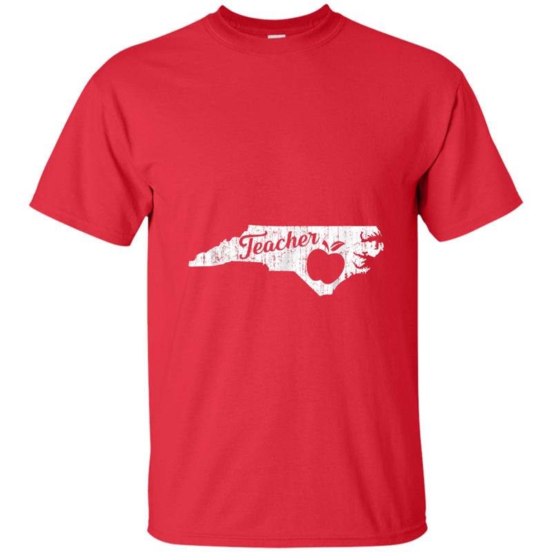 nc red for ed North Carolina teacher education T-shirt-mt