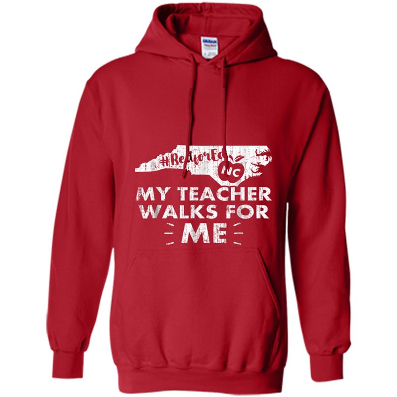 nc red for ed  education north carolina teacher Hoodie-mt