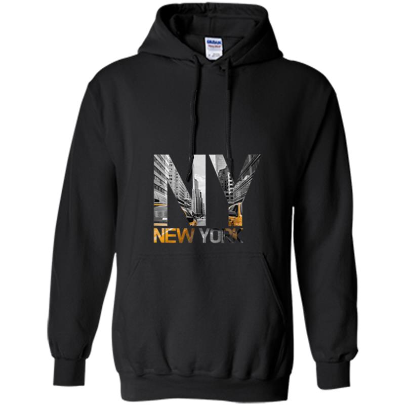 New York City Taxi & Skyline NYC Manhattan Design Hoodie-mt