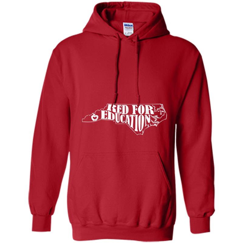 North Carolina NC Red for Ed  Teacher Women Men Kids Hoodie-mt