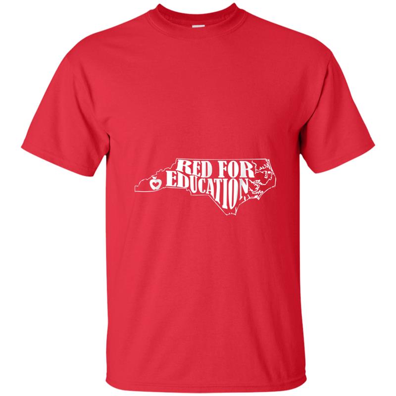 North Carolina NC Red for Ed  Teacher Women Men Kids T-shirt-mt