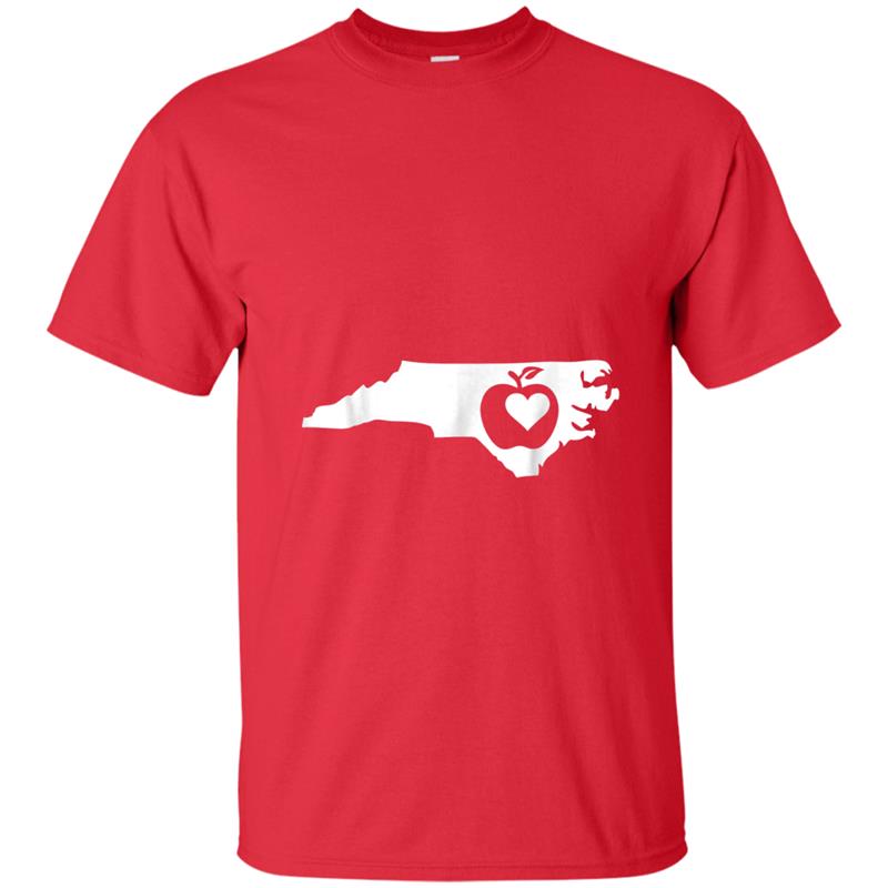 North Carolina Red For Ed  NC Teachers Strike Support T-shirt-mt