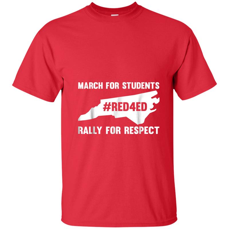 North Carolina Red for Education  For Male and Female T-shirt-mt