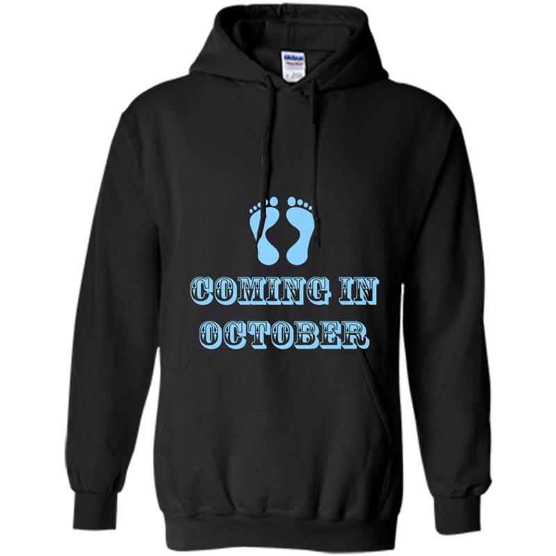 October Pregnancy Announcement Due in October 2018 Hoodie-mt