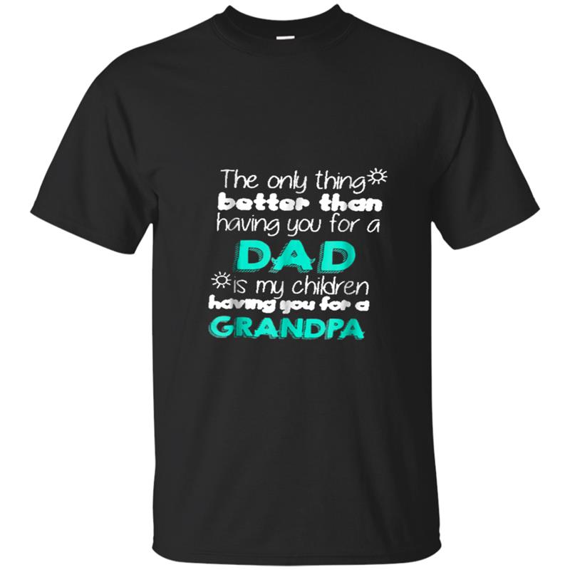 Only the best Dads Get Promoted To Grandpa-Father's Day Tee T-shirt-mt