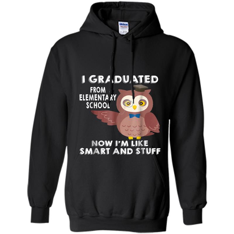 Owl Elementary Graduation -6th Grade Graduation Gift Hoodie-mt