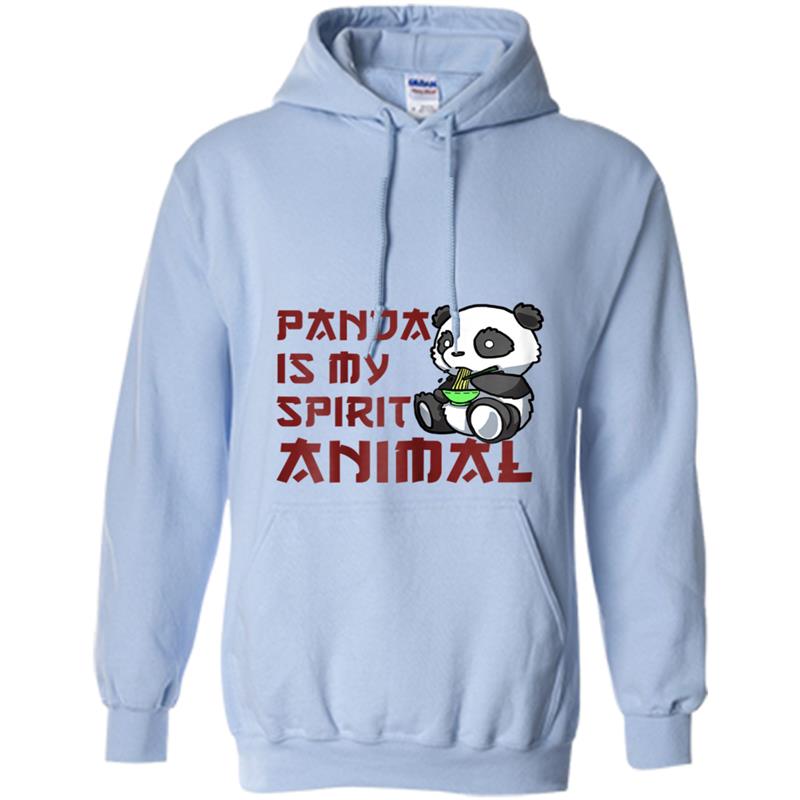 Panda Is My Spirit Animal  For Panda Lover Hoodie-mt