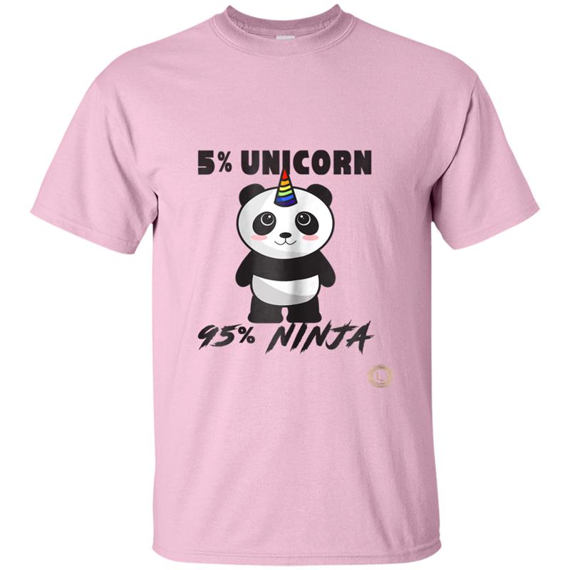 Panda Unicorn  Ninja Graphic Tee - Women Men Toddlers T-shirt-mt