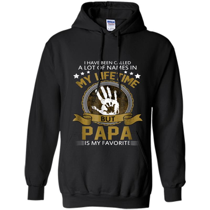 Papa Is My Favorite Name  Father s day  For Dad Hoodie-mt