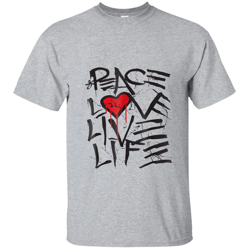 Peace Love Live Life T-shirt-mt
