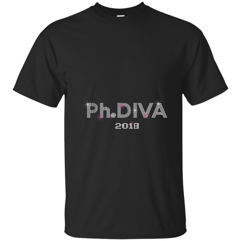 Phdiva PhD Diva Doctorate Gift 2018  for Her T-shirt-mt