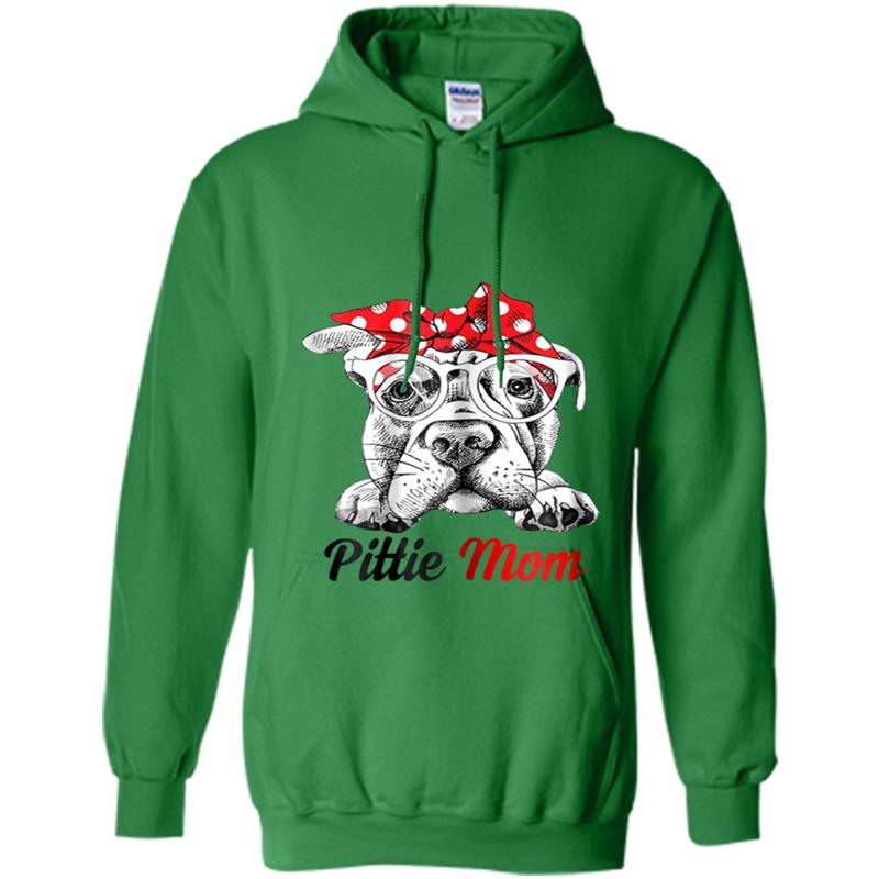 Pittie Mom American Pit Bull Terrier Hoodie-mt