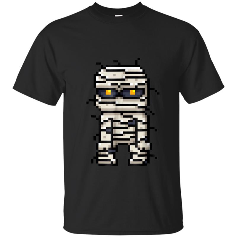 Pixel Mummy Art Graphic  Gift For Boys Girls Kids T-shirt-mt