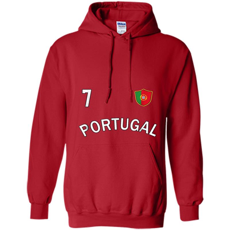 Portugal Soccer 2018  Number 7 Men Women Boy Girl Hoodie-mt