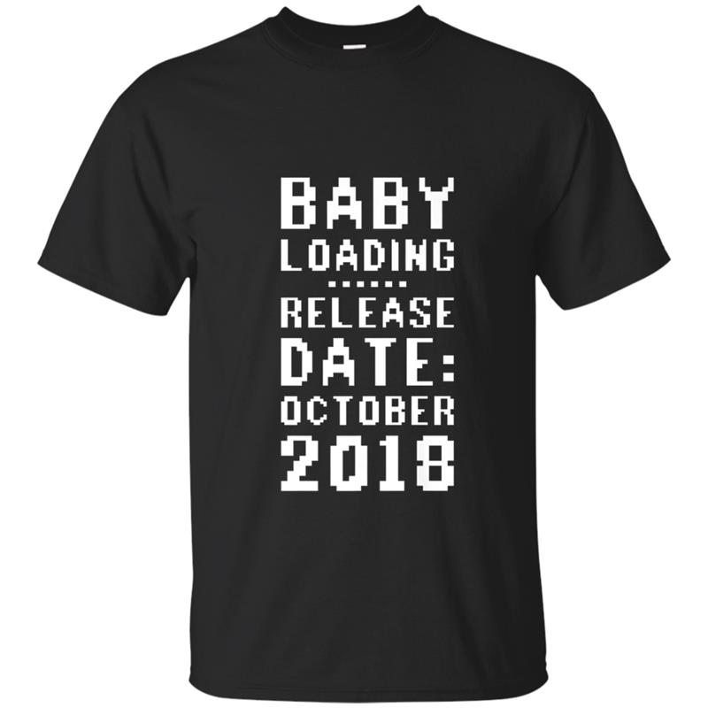 Pregnancy Gift Release Date October 2018  for Women T-shirt-mt