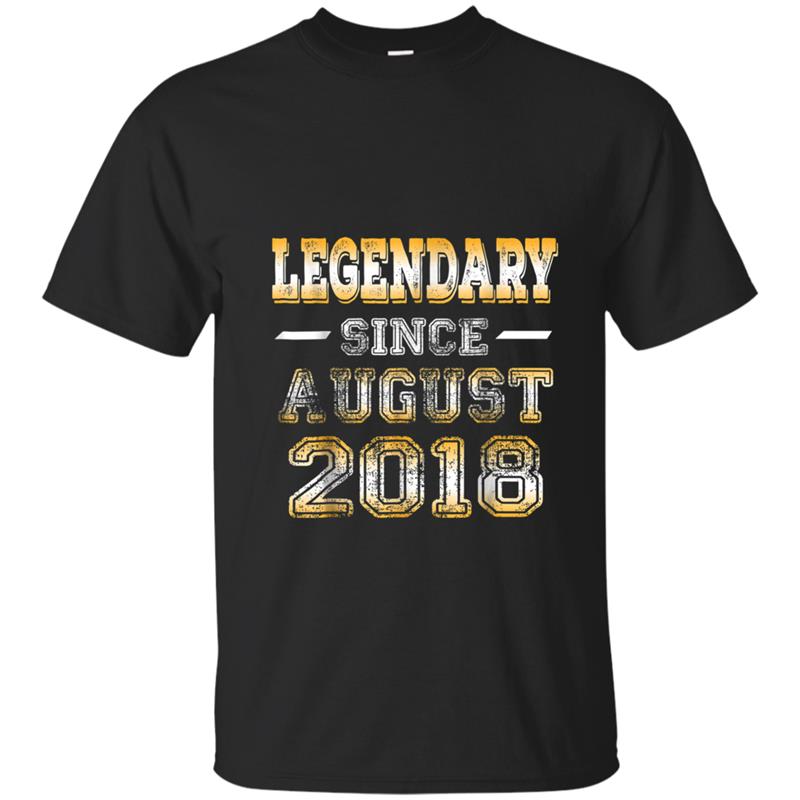 Proud  Legendary since August 2018 Gifts Years Old T-shirt-mt