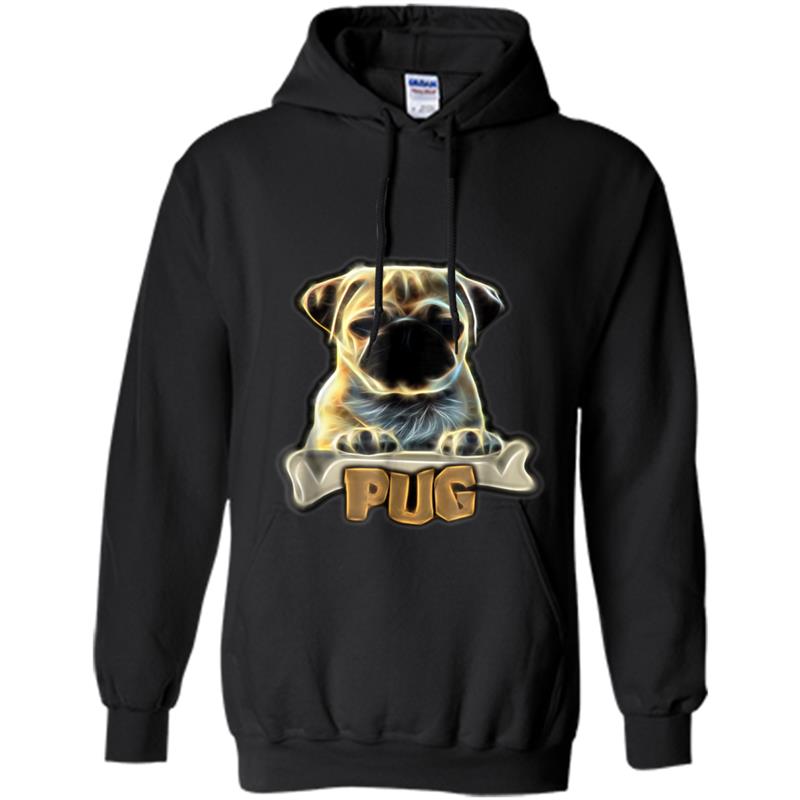 Pug Mom Dad Dog Lover Owner Gift Short Sleeve Hoodie-mt