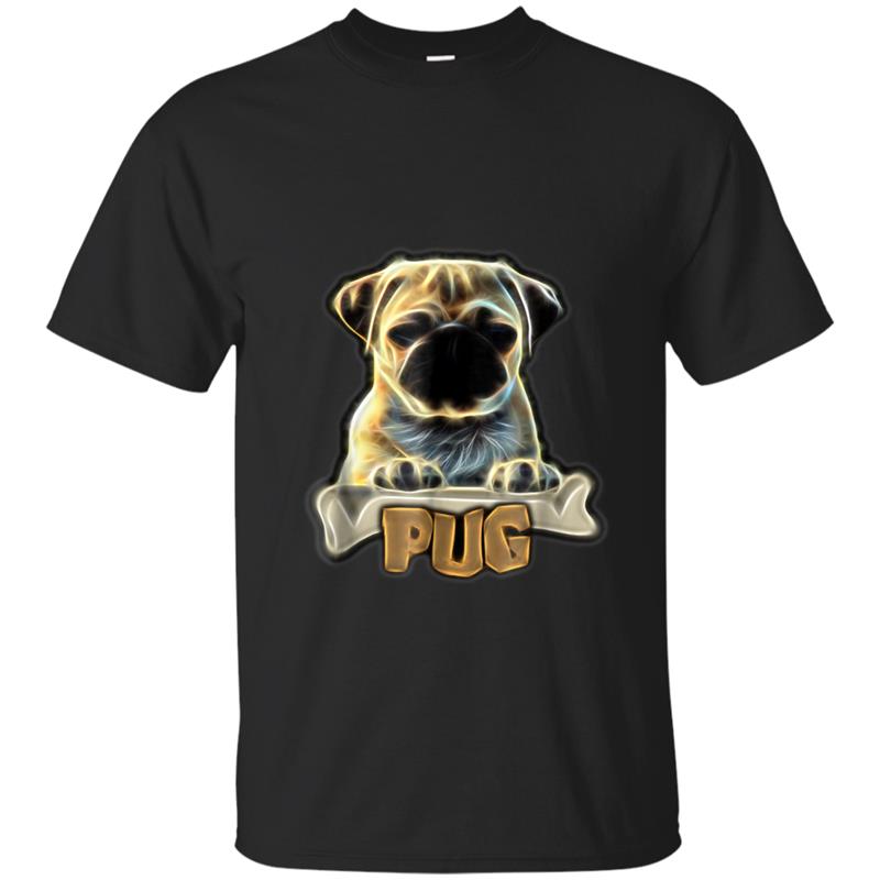 Pug Mom Dad Dog Lover Owner Gift Short Sleeve T-shirt-mt