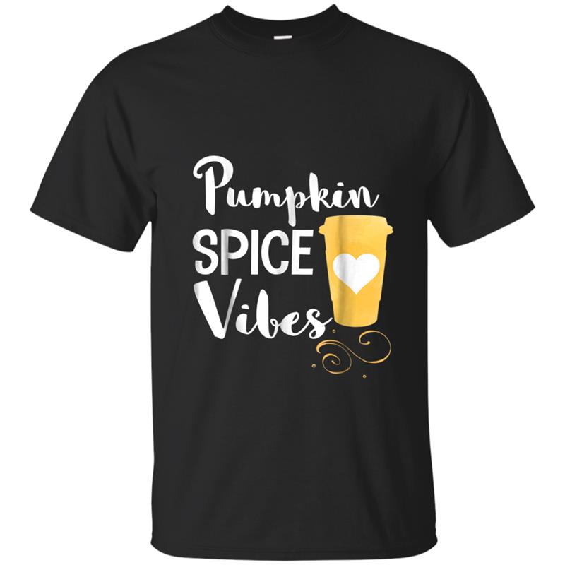 Pumpkin Spice vibes  cute pumpkin spice lover gift T-shirt-mt